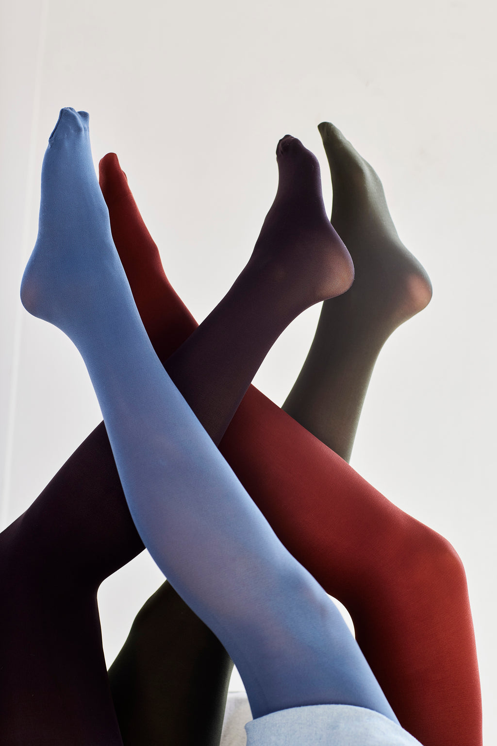 DECOY Strømpebuks Tight Microfiber Bordeaux Rød