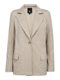 Nü Denmark Commy Blazer Bone Mix Grå