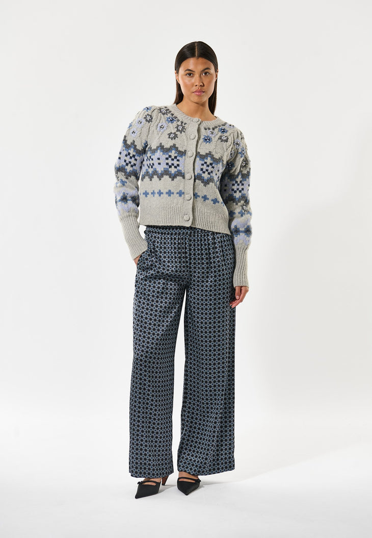 Dea Kudibal MARGO Bukser w Elastic Waist Masao Blå