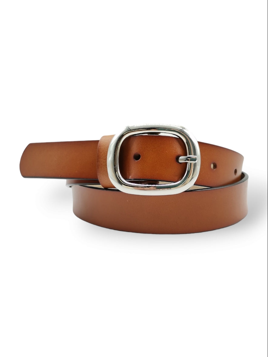 Löwenstein Angie Bælte Glat 2,8cm Camel Brun