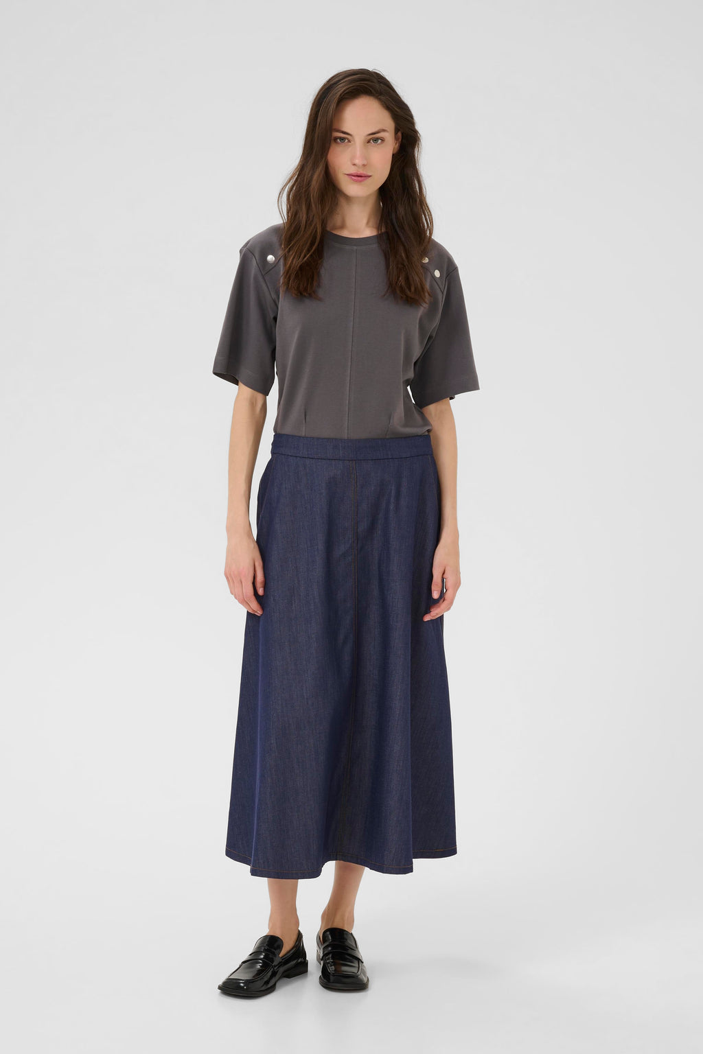 Karen By Simonsen Drew Nederdel Denim Blå