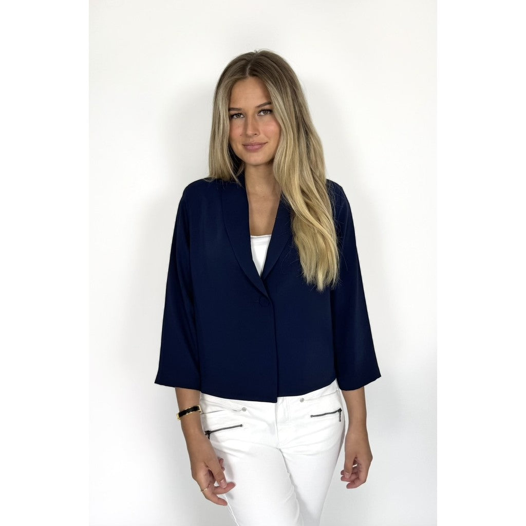 2 Biz Oda Jakke Navy Blå