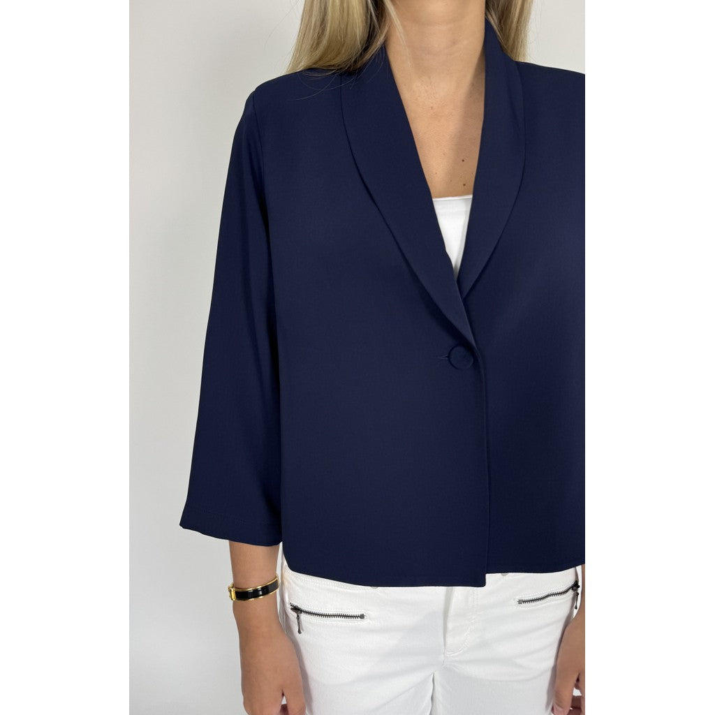 2 Biz Oda Jakke Navy Blå