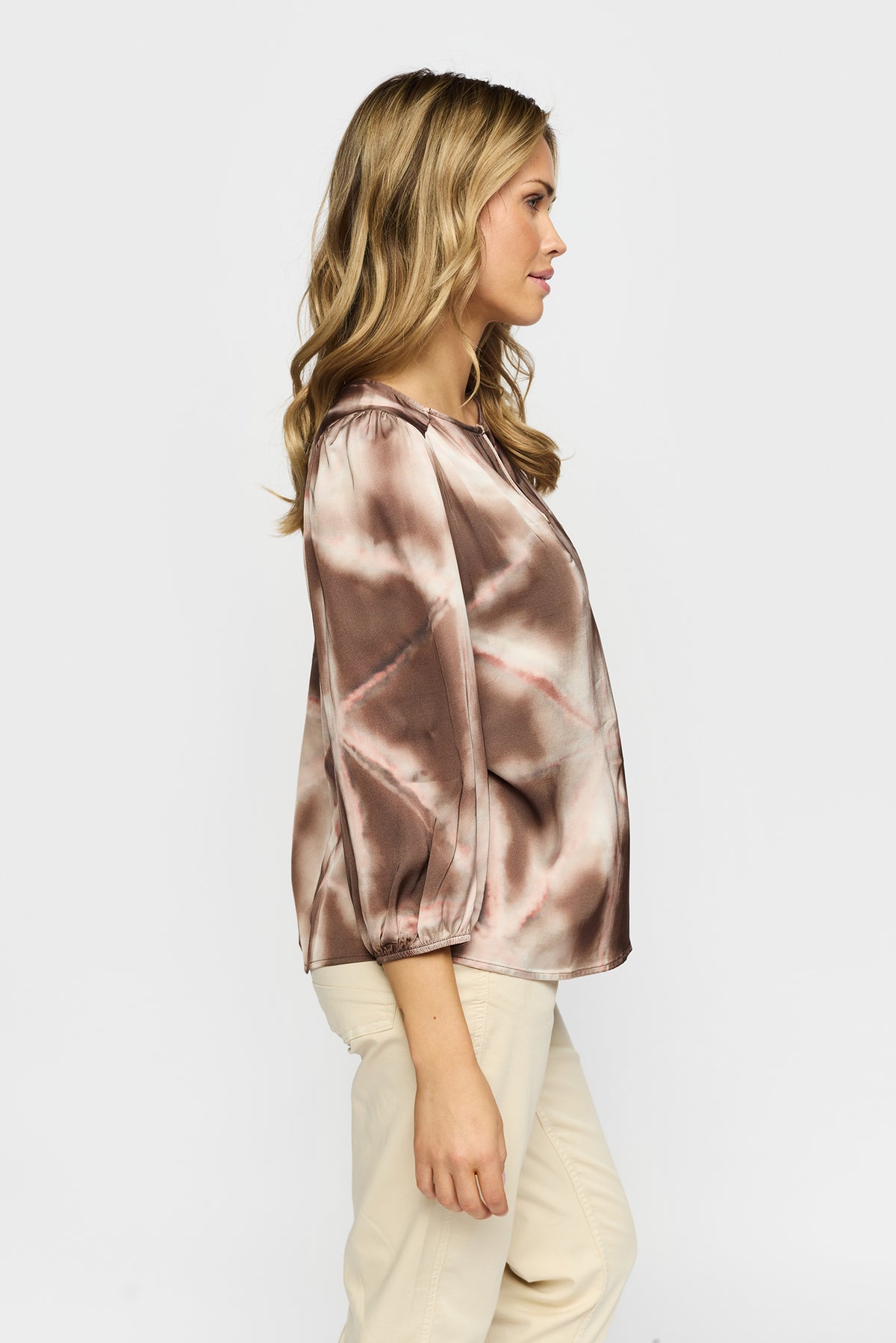 2 Biz Amina Bluse Square Rosa