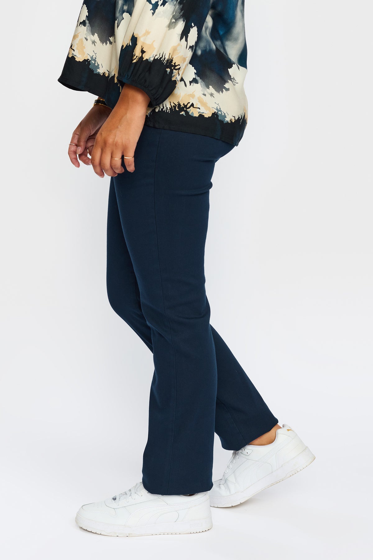 2 Biz Bodil Bukser Navy Blå