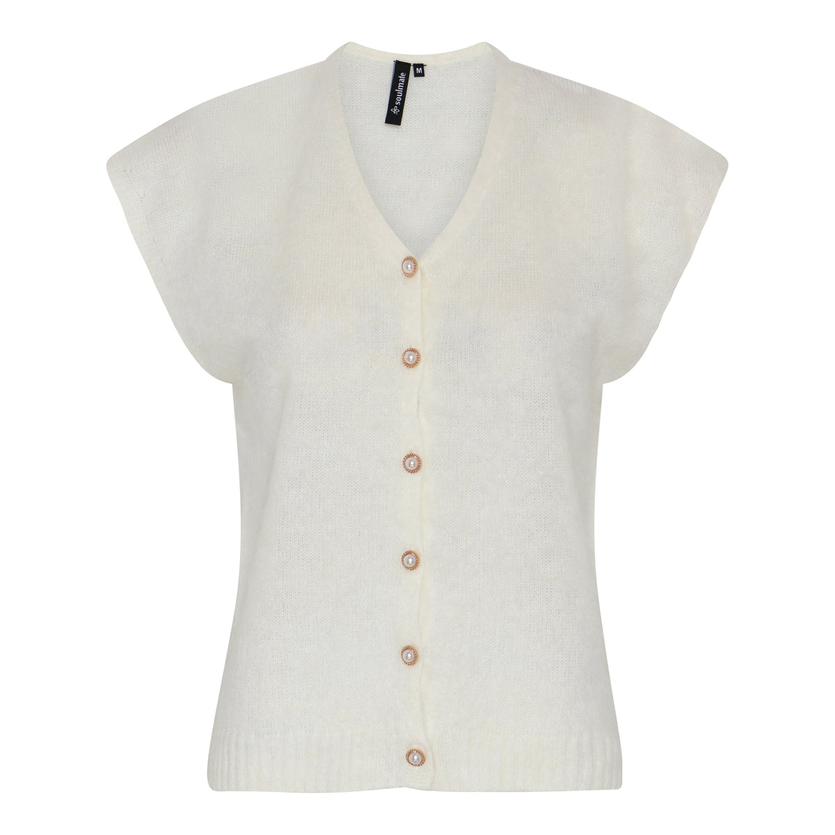 Soulmate Charlise 3 Vest Off White