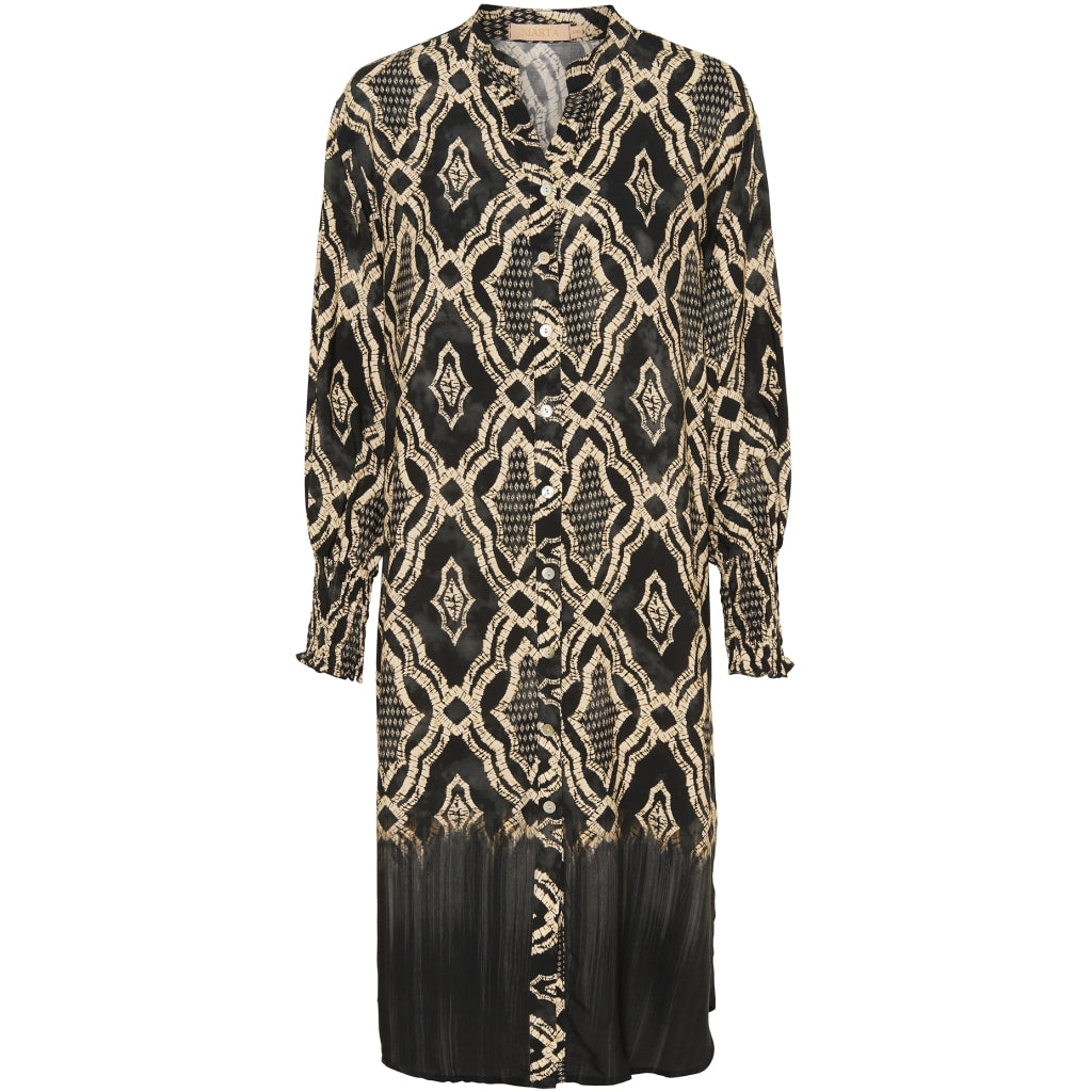 Marta Du Chateau Gry Kjole Geometric Sort