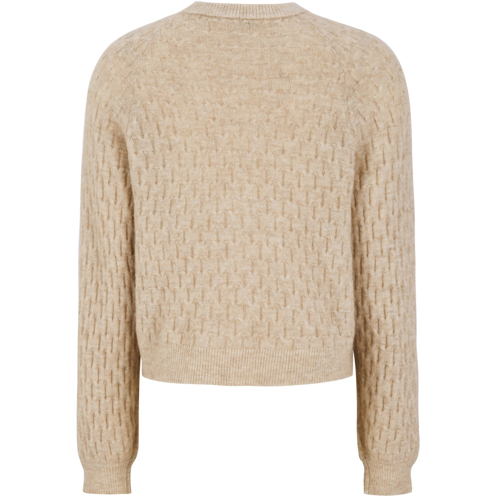 Soft Rebels Jazlyn Cardigan Whitecap Grå Melange