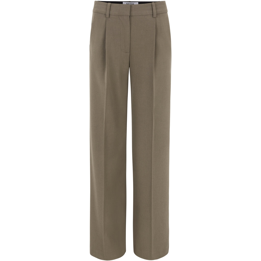 Soft Rebels Vilja Midwaist Loose Buks Morel Brun