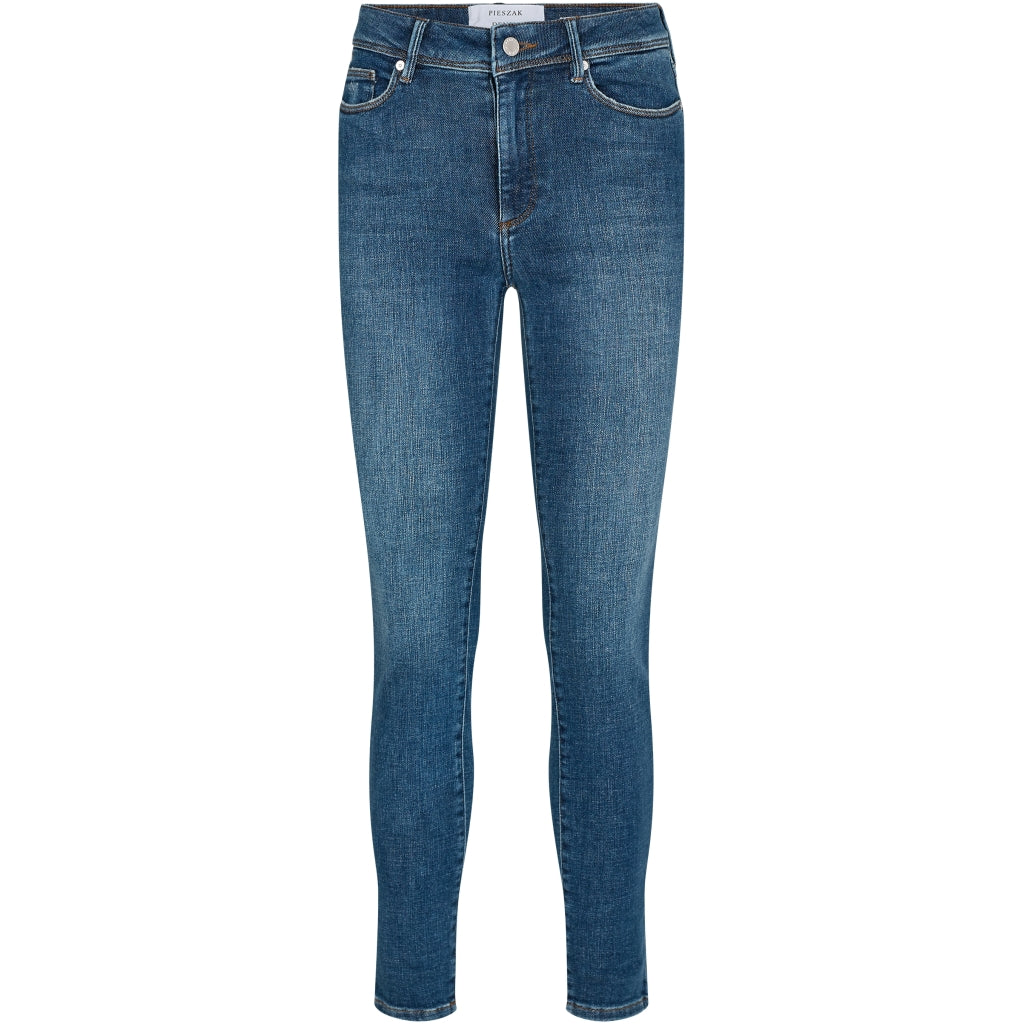 Pieszak Poline Cropped Jeans Wash Male Denim Blå