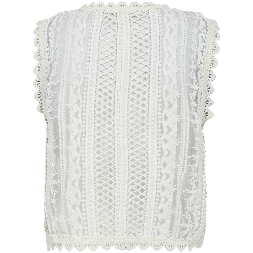 GOSSIA SeboraGO Bluse Top Off White