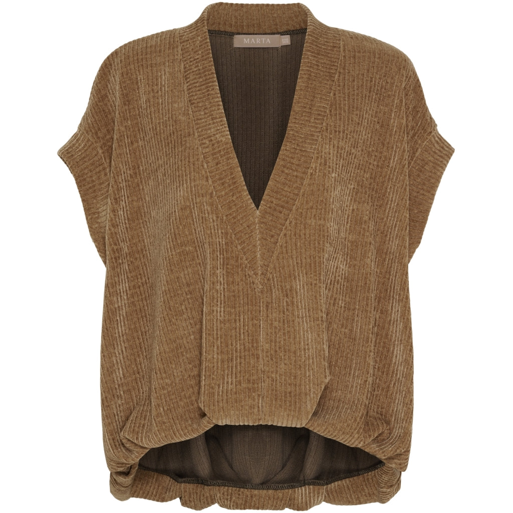 Marta Du Chateau Isla Vest Camel Brun