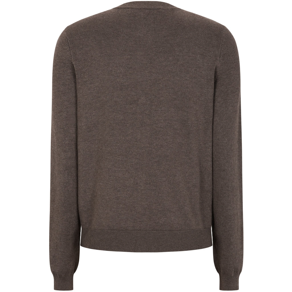Soft Rebels Maria Cardigan Coffee Quartz Melange