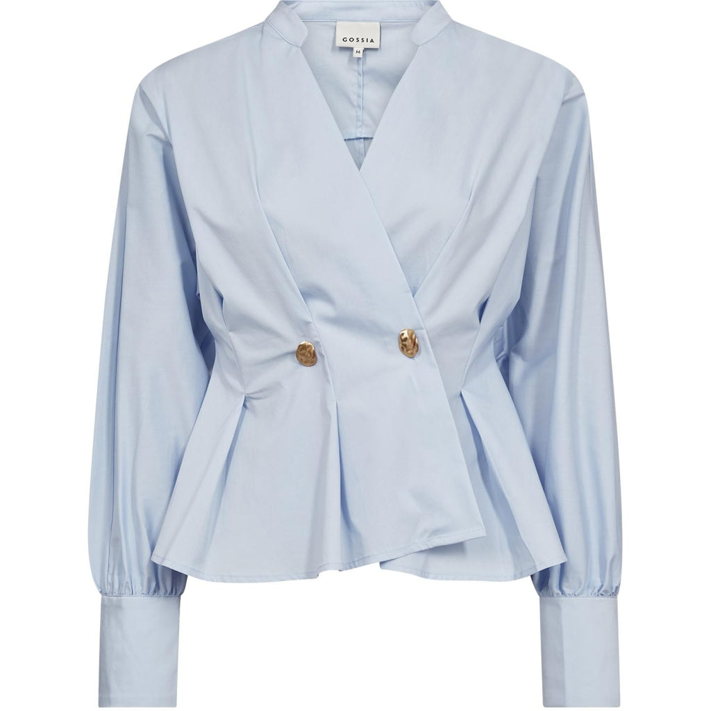 GOSSIA SoleGO Bluse Lys Blå