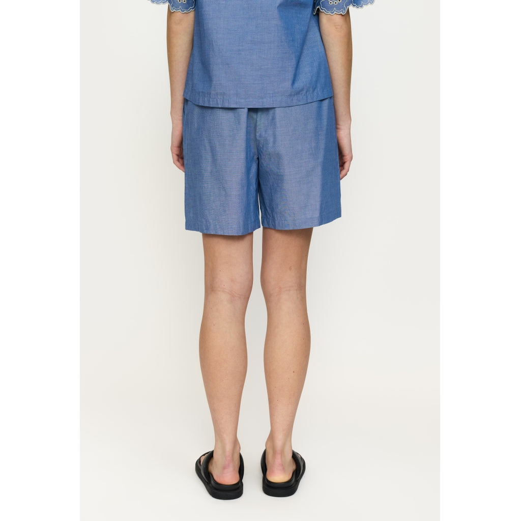 Soft Rebels Gada Shorts Indigo Blå