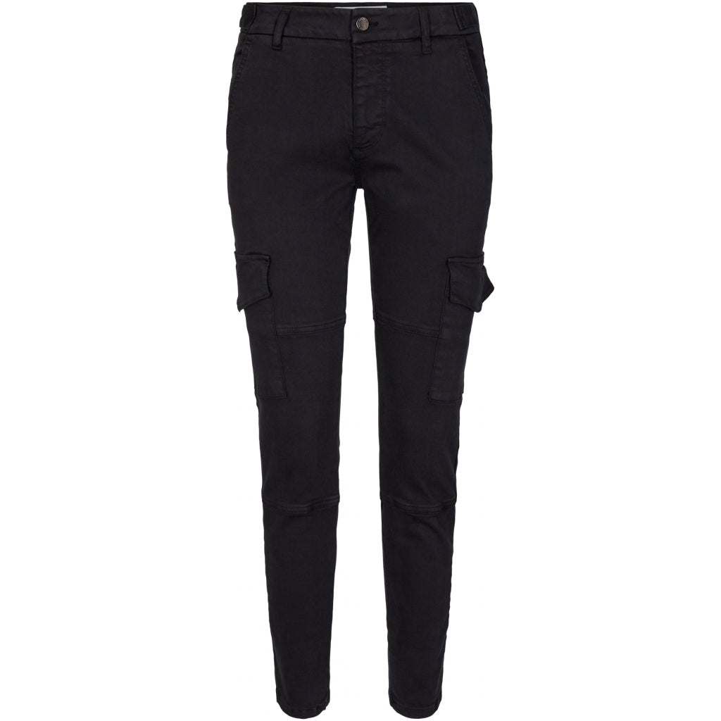Pieszak Poline Ankle Cargo Jeans, Sort