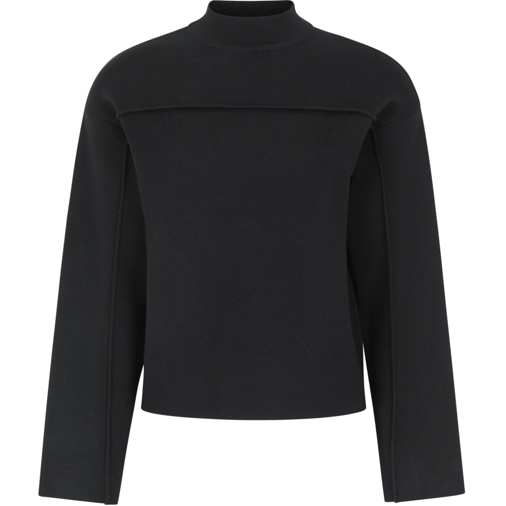 Soft Rebels Henrietta Strik T-neck Sort