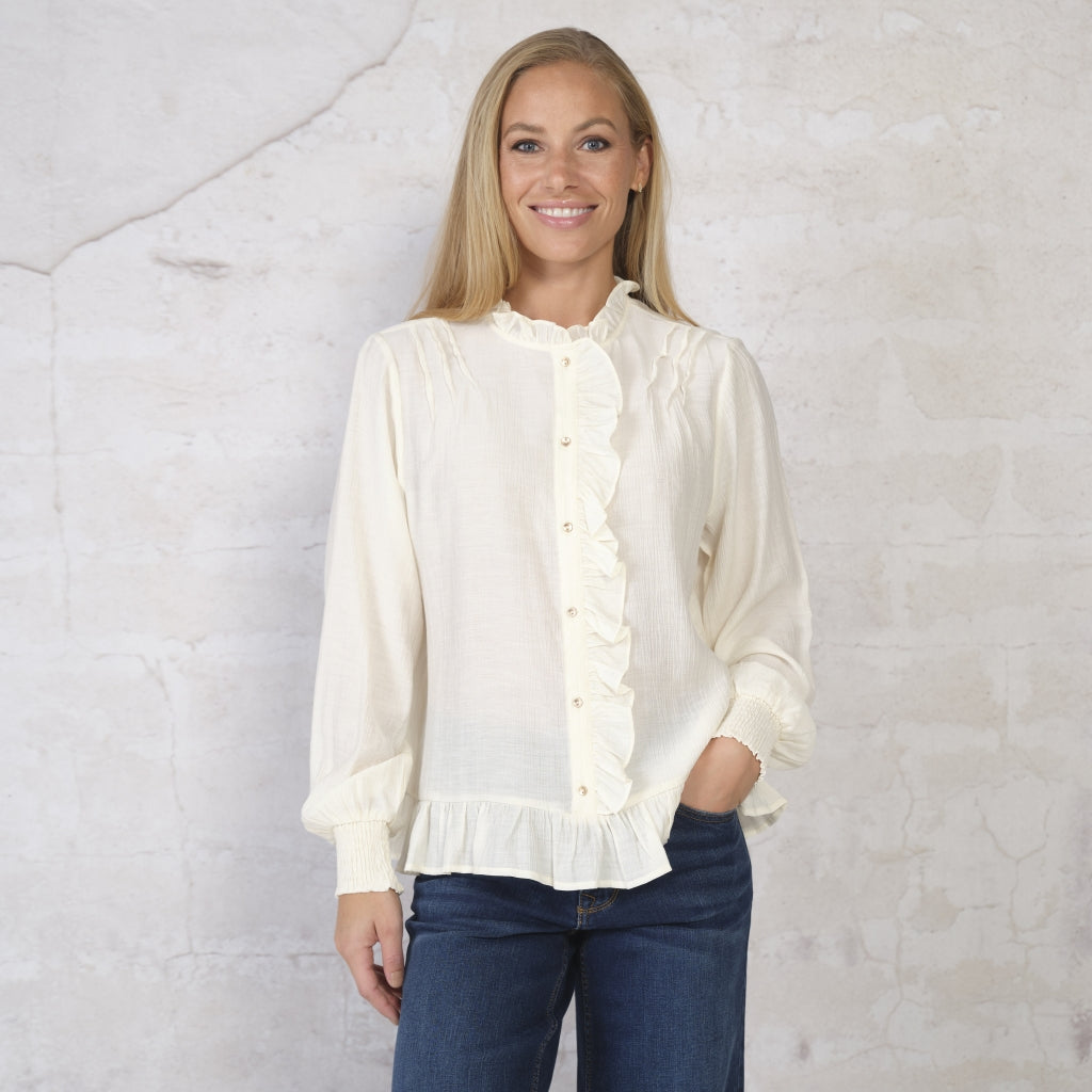 Prepair Gaya Bluse Off White