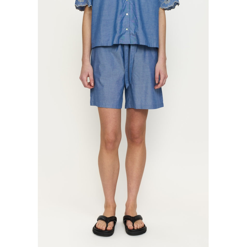 Soft Rebels Gada Shorts Indigo Blå