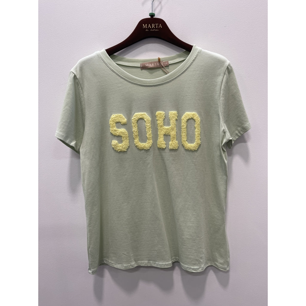 Marta Du Chateau Herdis T-shirt Mint Grøn Gul