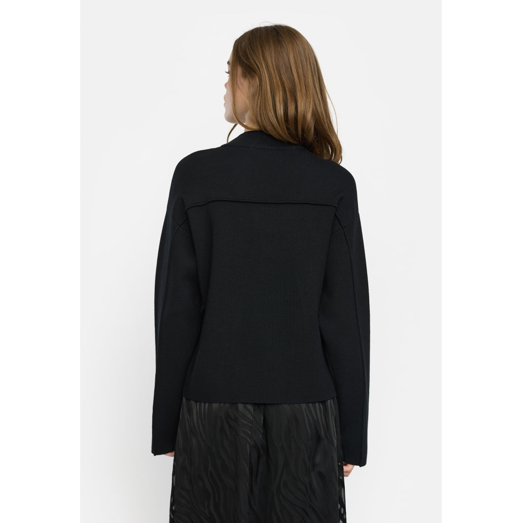 Soft Rebels Henrietta Strik T-neck Sort