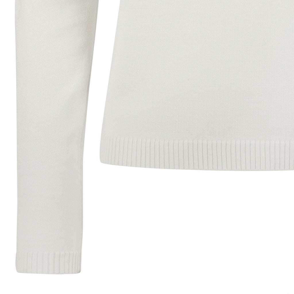 Soft Rebels Marla Rollneck Strik Snow Hvid