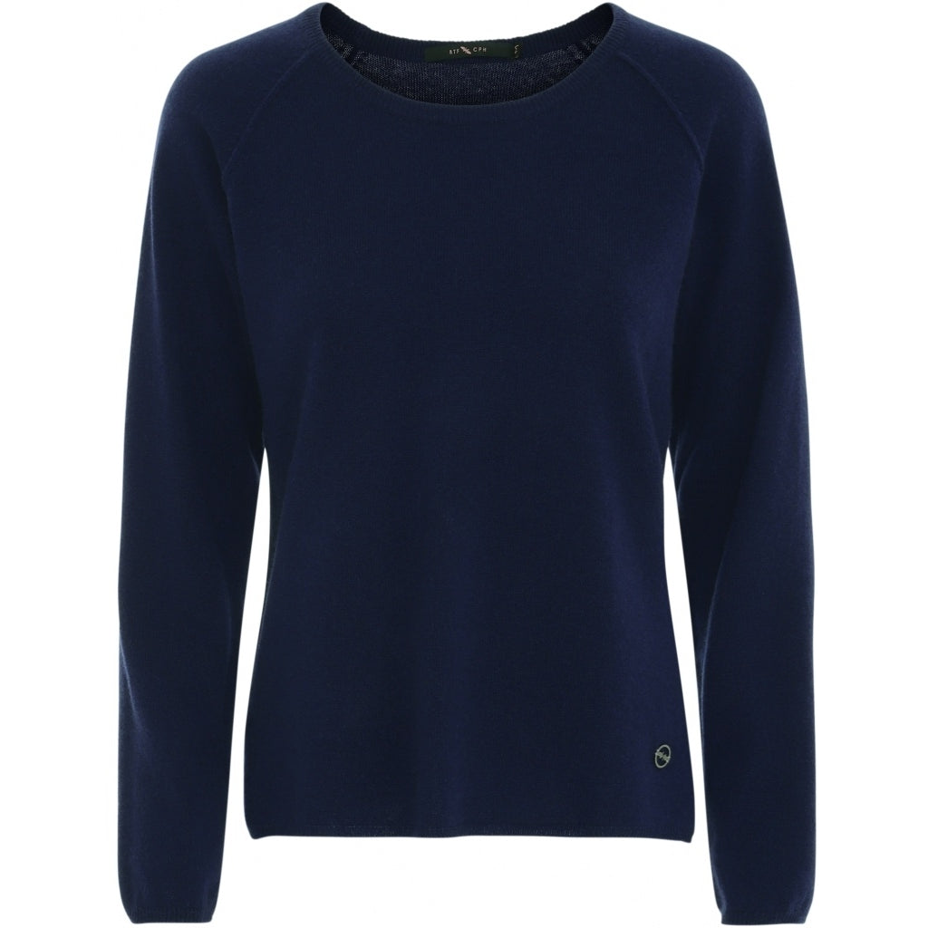 BTF CPH Cashmere Pullover Dark Navy Blue