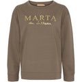 Marta Du Chateau Annemette Sweatshirt Fango Brun