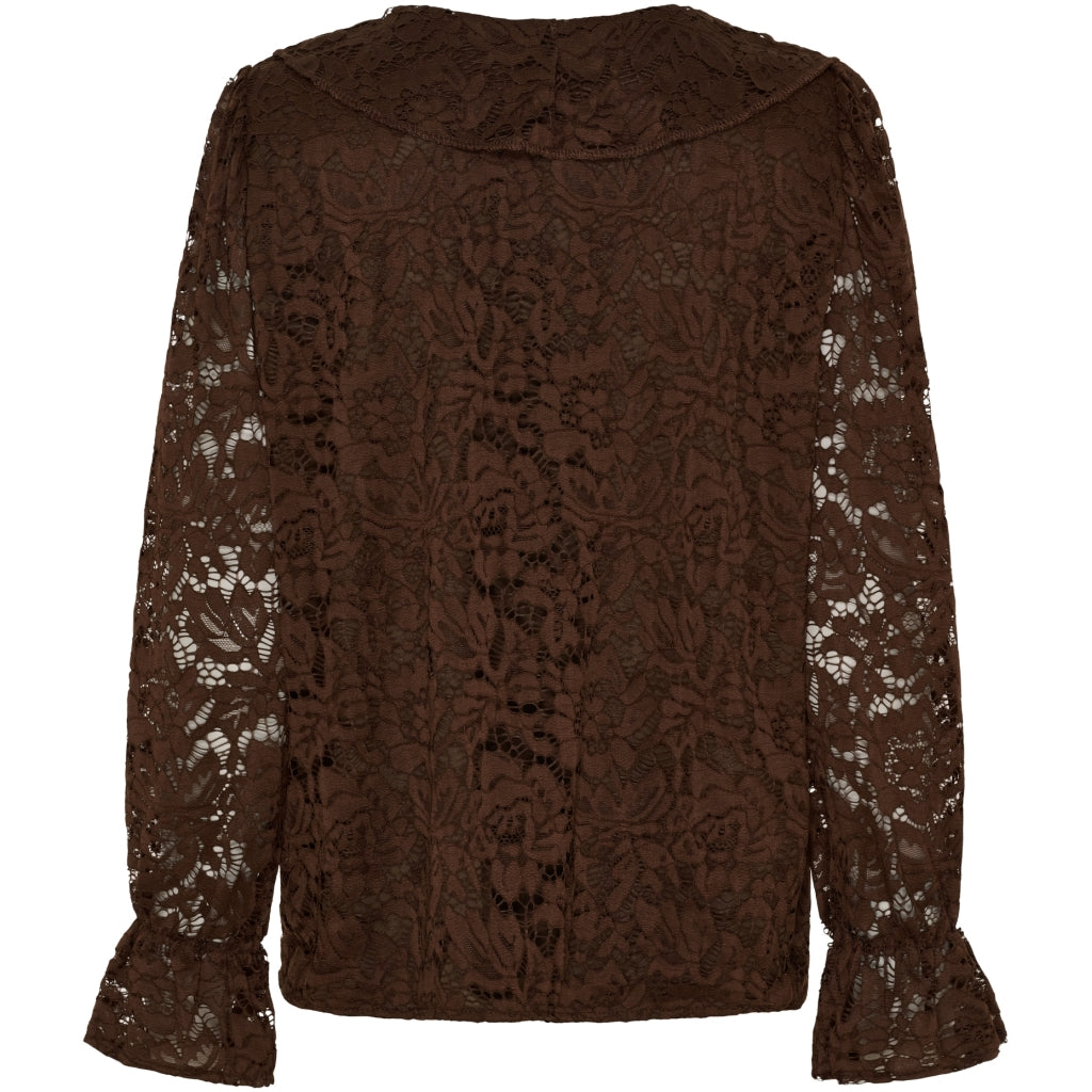 Marta Du Chateau Zara Bluse Moro Brun