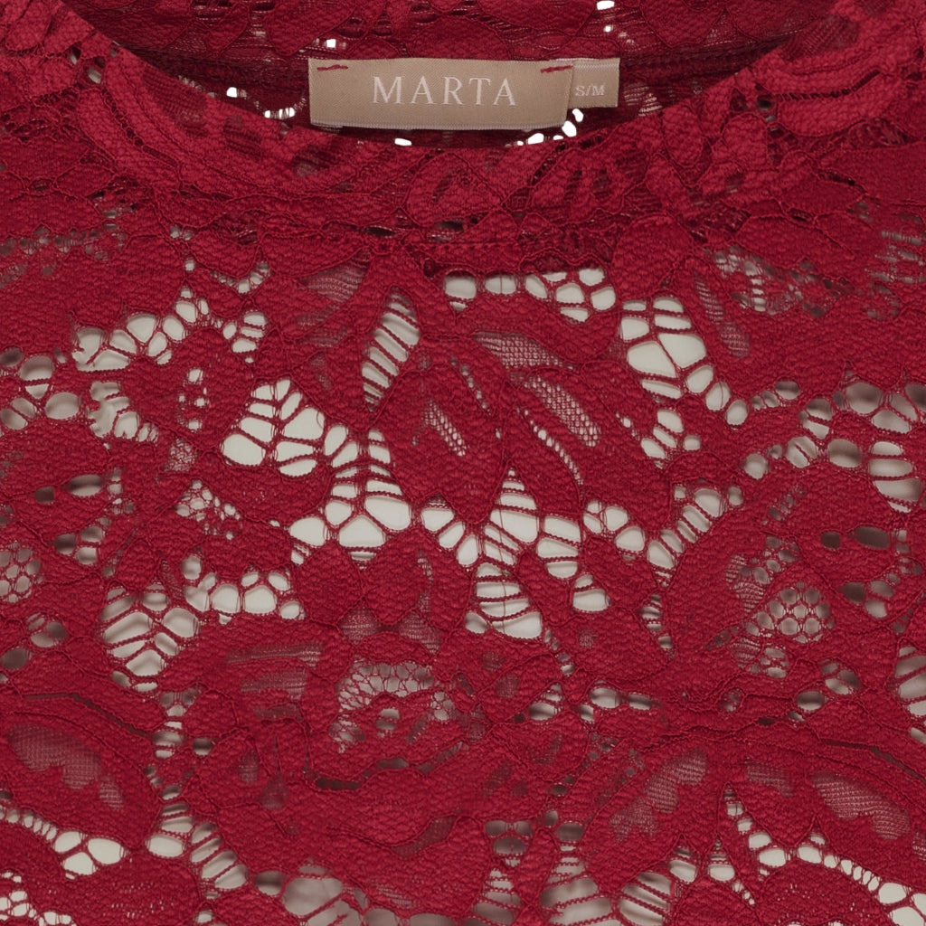 Marta Du Chateau Milley T-shirt Langærmet Bordeaux