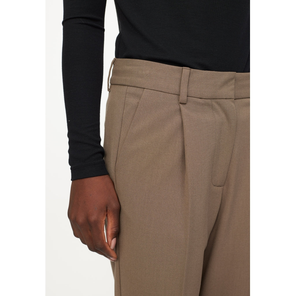 Soft Rebels Vilja Midwaist Loose Buks Morel Brun