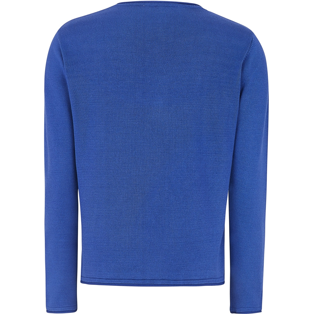 Soft Rebels Marla O Neck Roll Edge Dazzling Blå