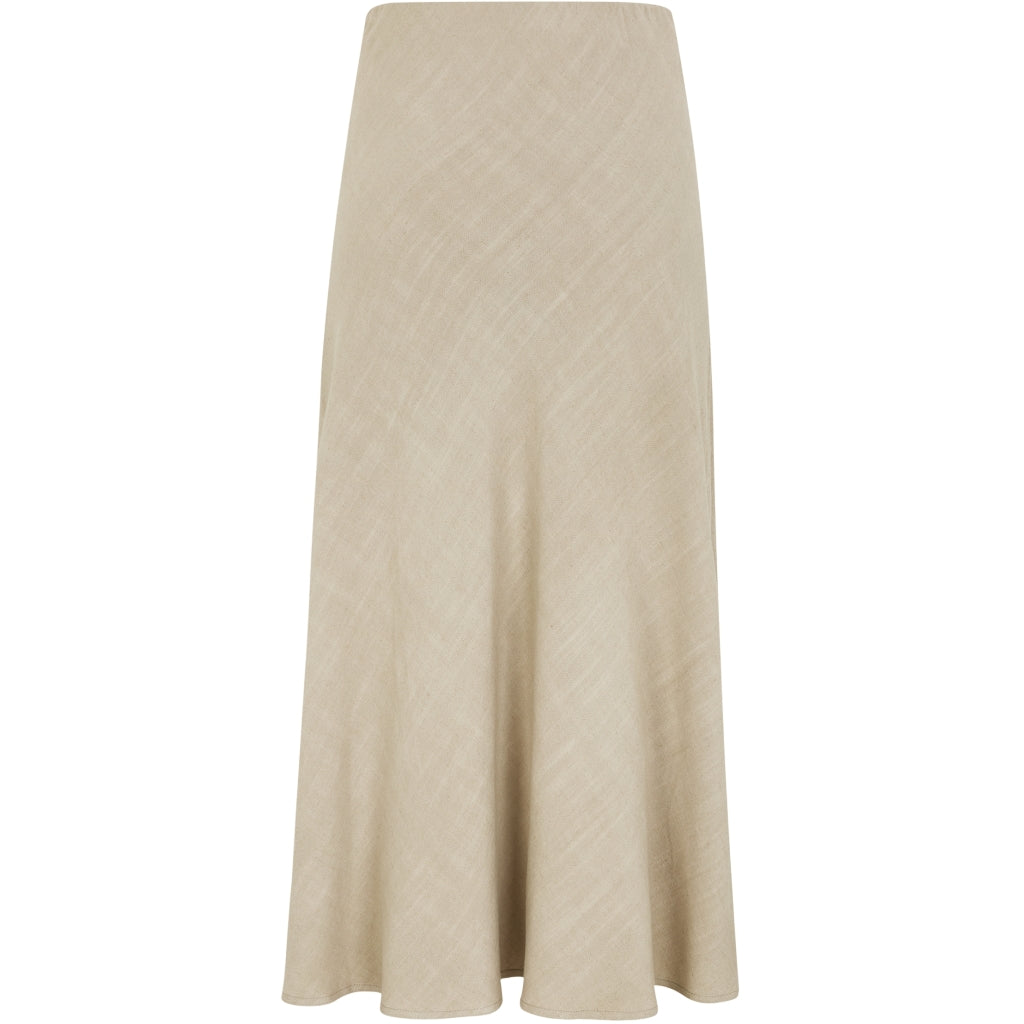 Soft Rebels Samantha Midi Nederdel Crockery Beige