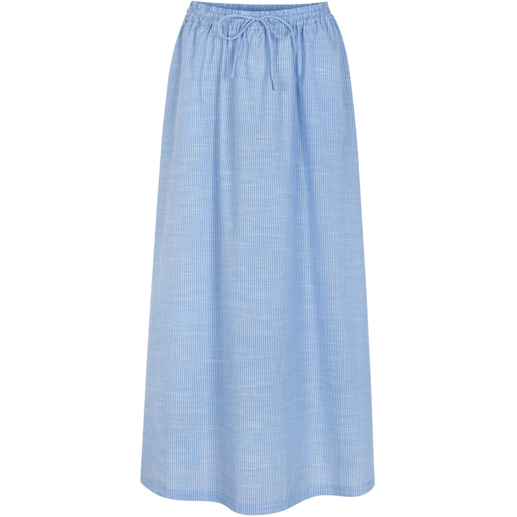 Soft Rebels Ebbi Midi Nederdel Vista Blå
