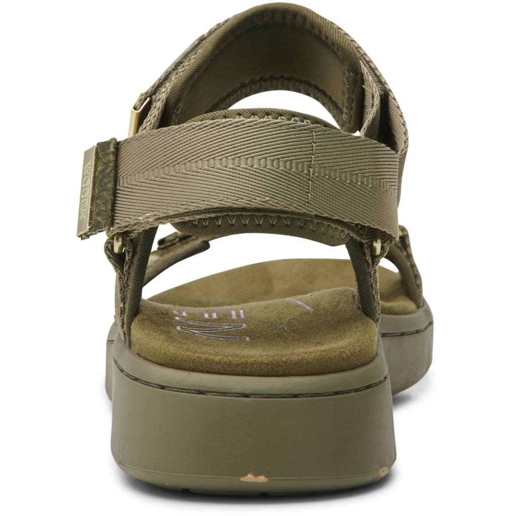 WODEN Line Sandal Dark Olive