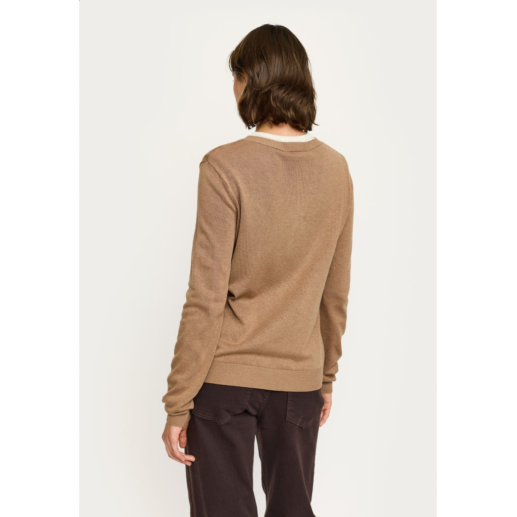 Soft Rebels Marla Strik Cardigan Toasted Coconut Melange