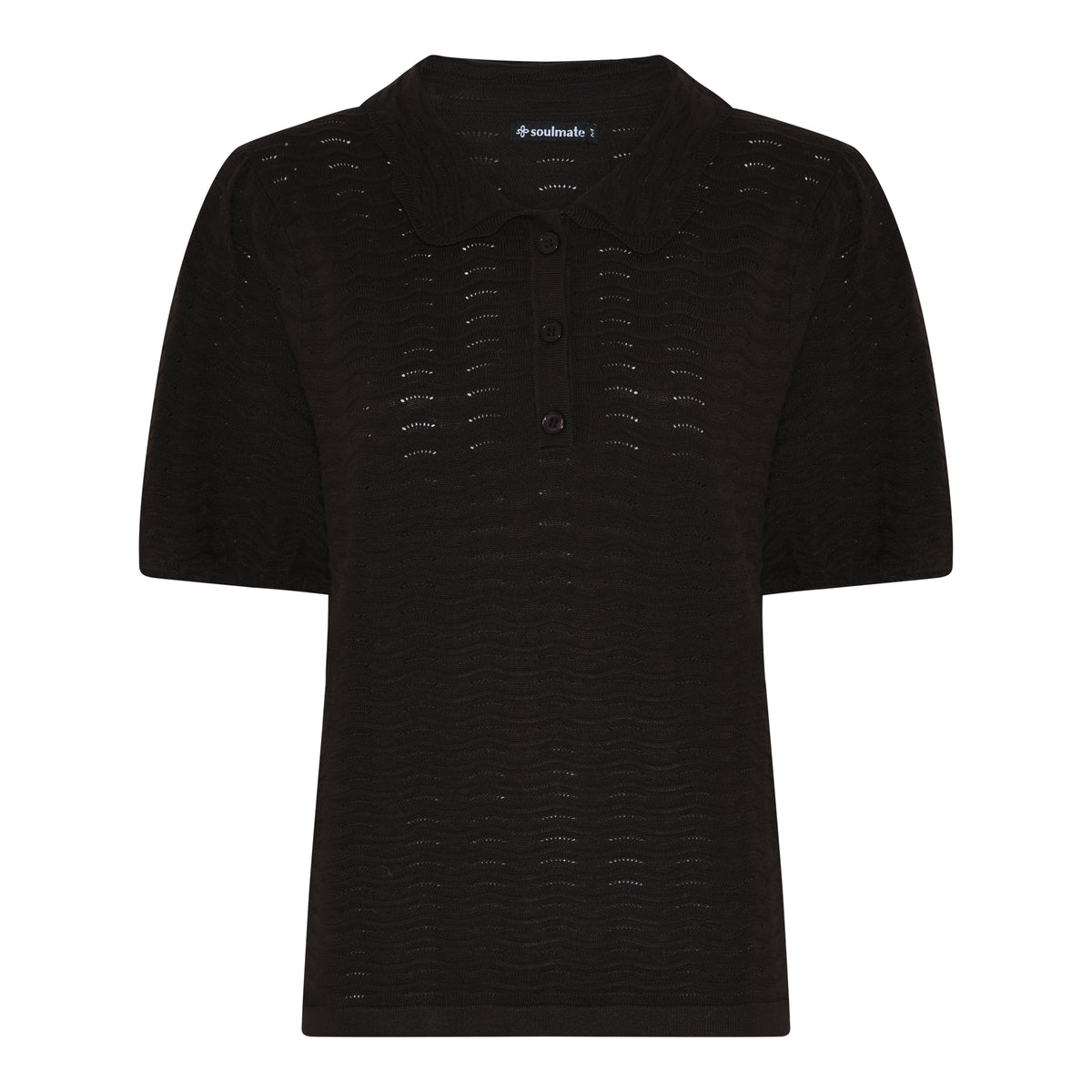 Soulmate Demie 2 Strik Pullover Mørk Brun