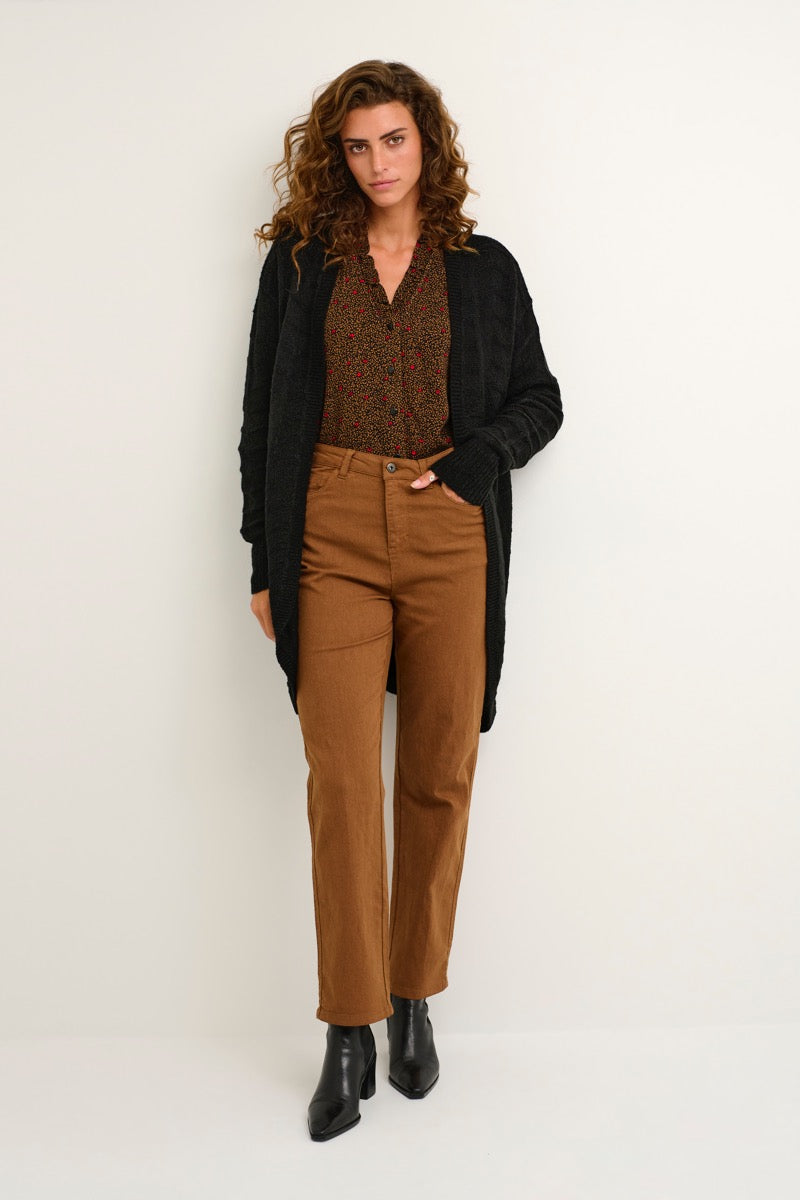 KAFFE Emria Strik Cardigan Deep Sort