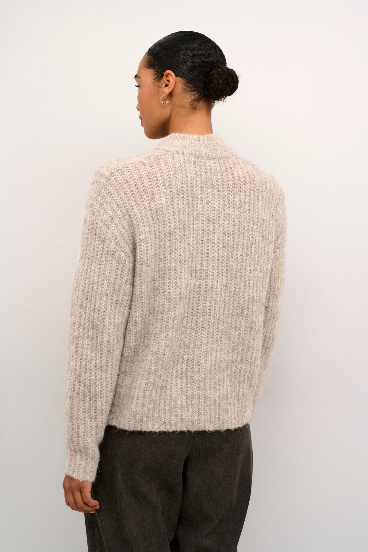 KAFFE Ane Strik Cardigan Major Brun
