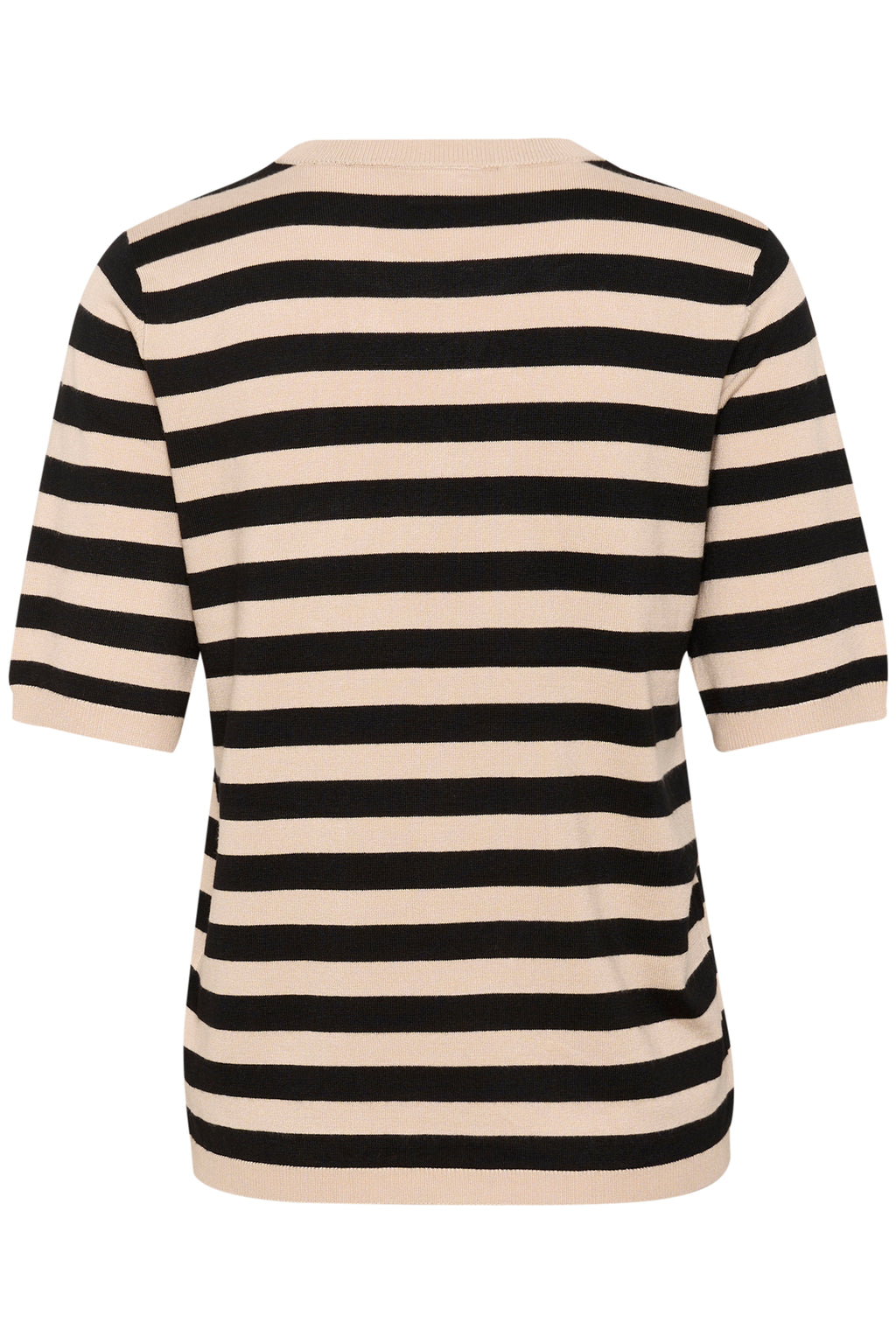 KAFFE Lizza Strik Pullover Stribet Smoke Grå Sort