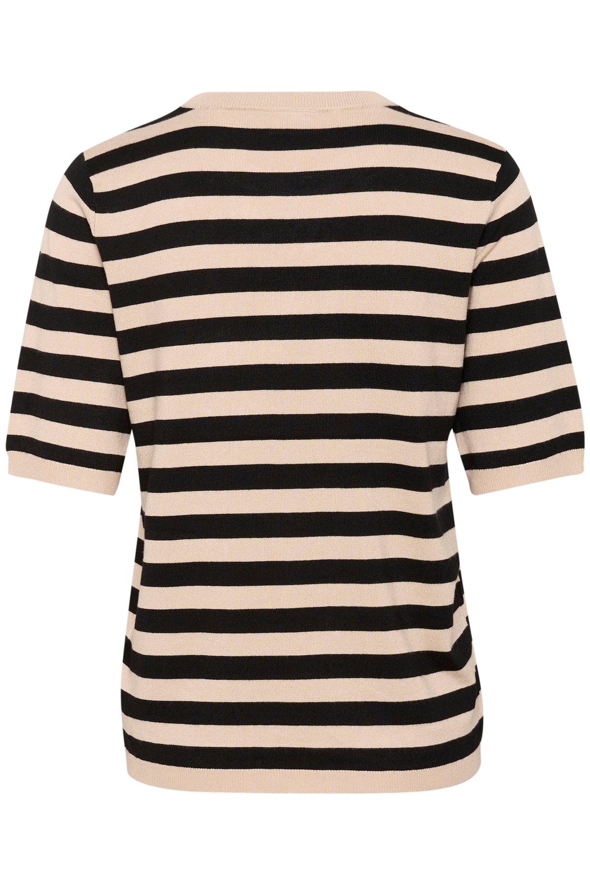 KAFFE Lizza Strik Pullover Stribet Smoke Grå Sort