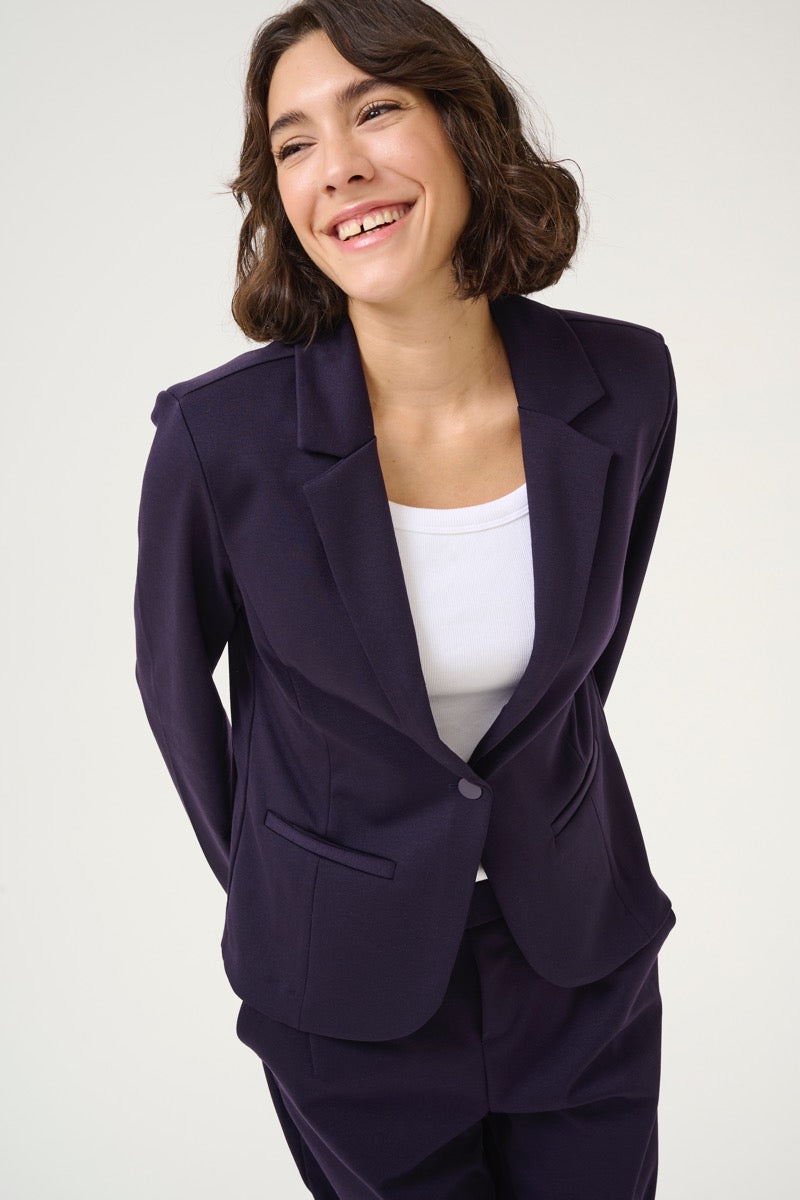 KAFFE Jenny Blazer Dawn Lilla