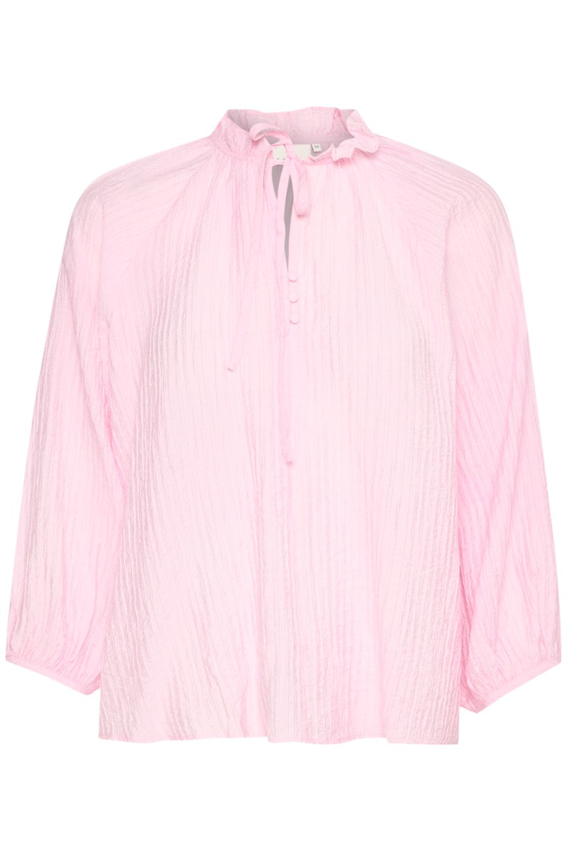 KAFFE Lianna Bluse Snow Lilla