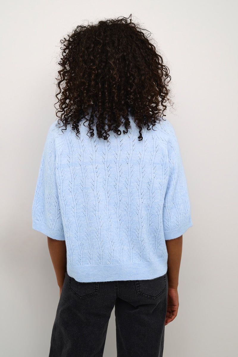 KAFFE Tella Pullover Windsurfer Blå