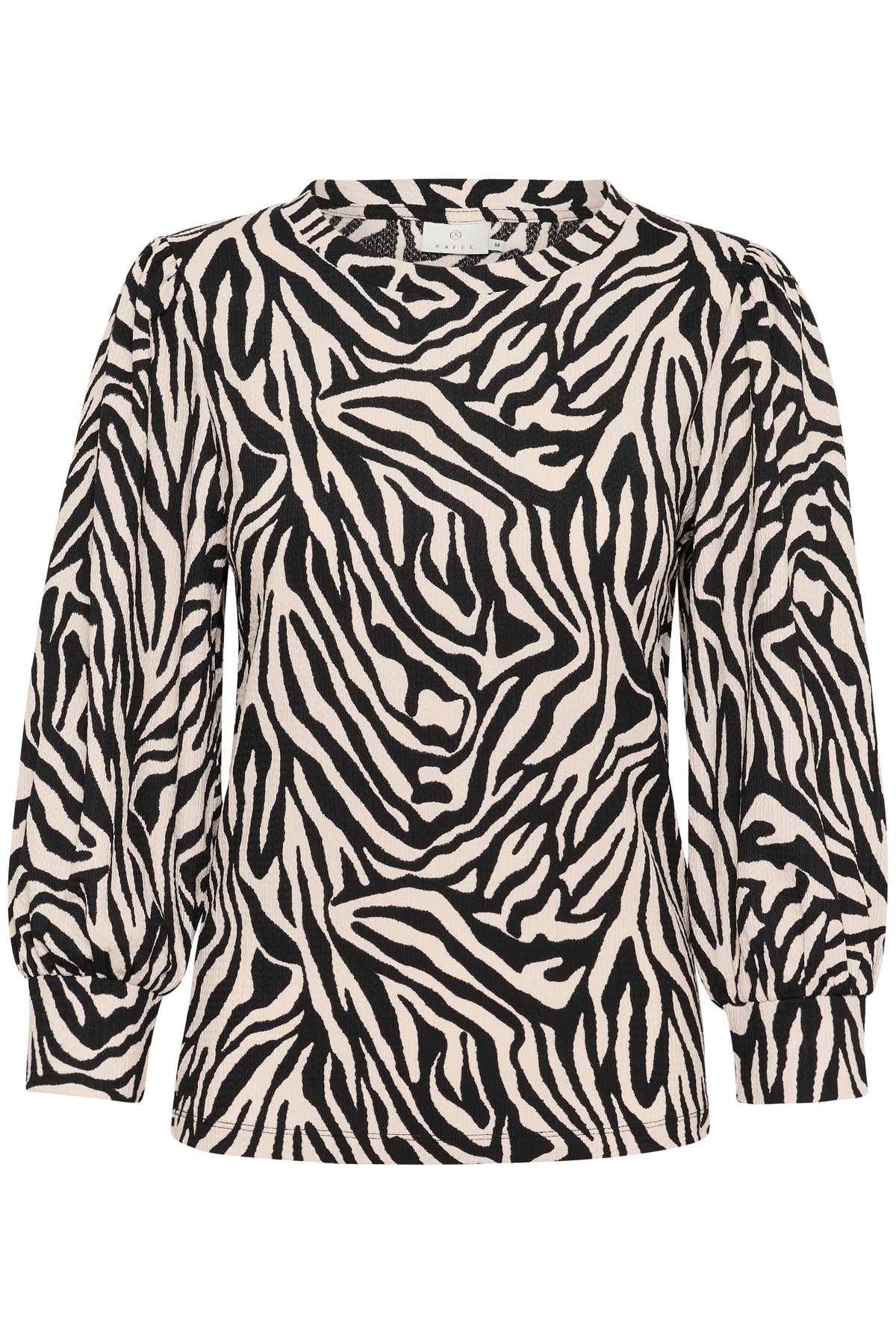 KAFFE Ivanna T-shirt Moonstruck Sort