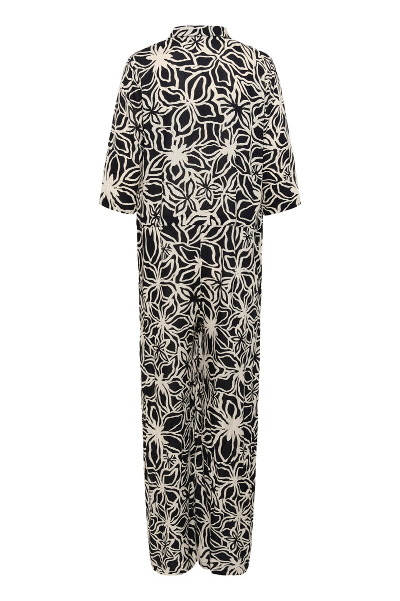 KAFFE Sanne Buksedragt Med Print Sort