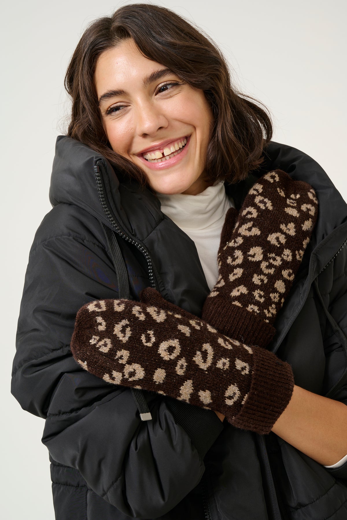 KAFFE Molly Handsker Taupe Brun