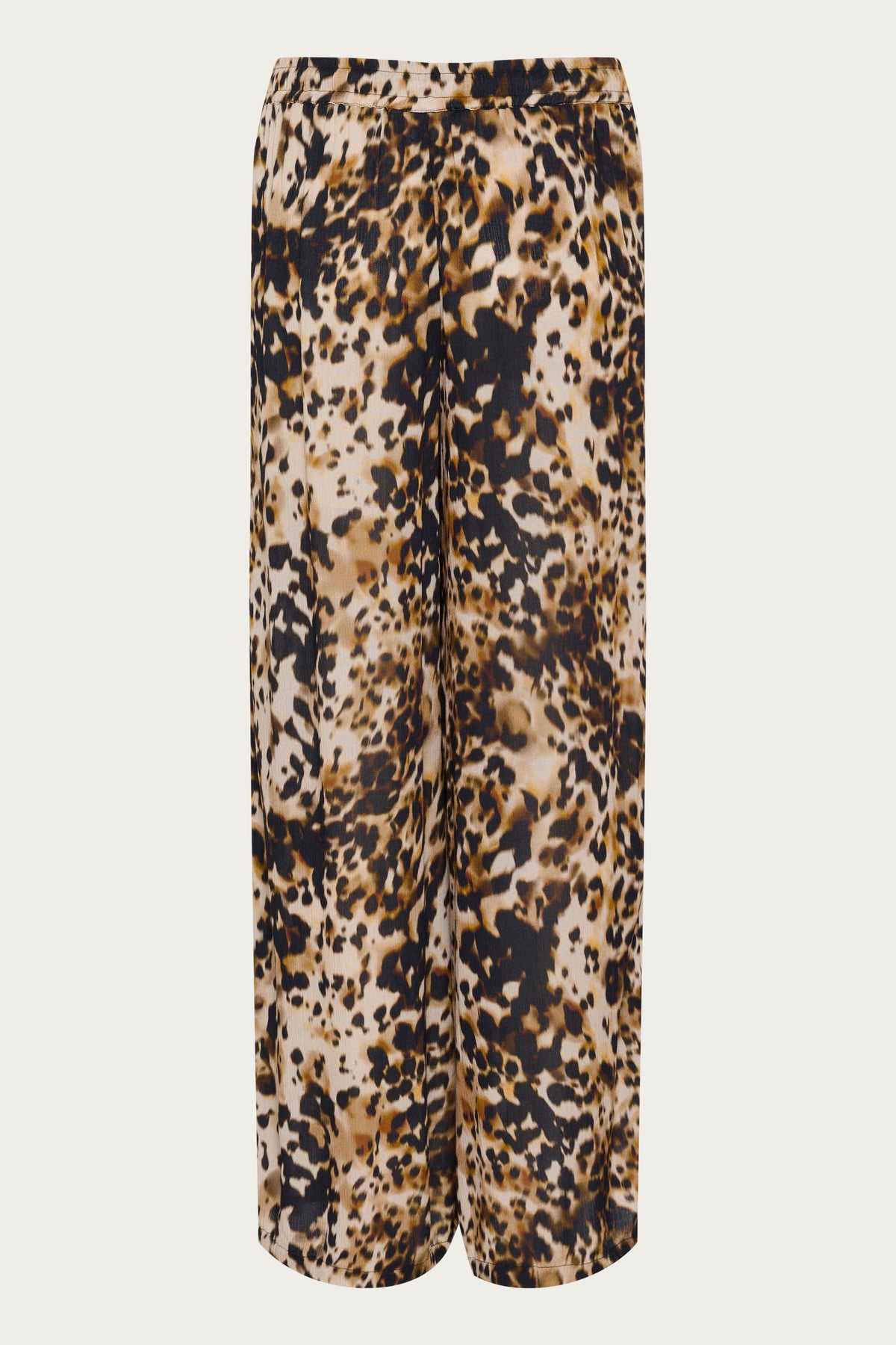 KAFFE Thora Amber Bukser Leopard Print Brun