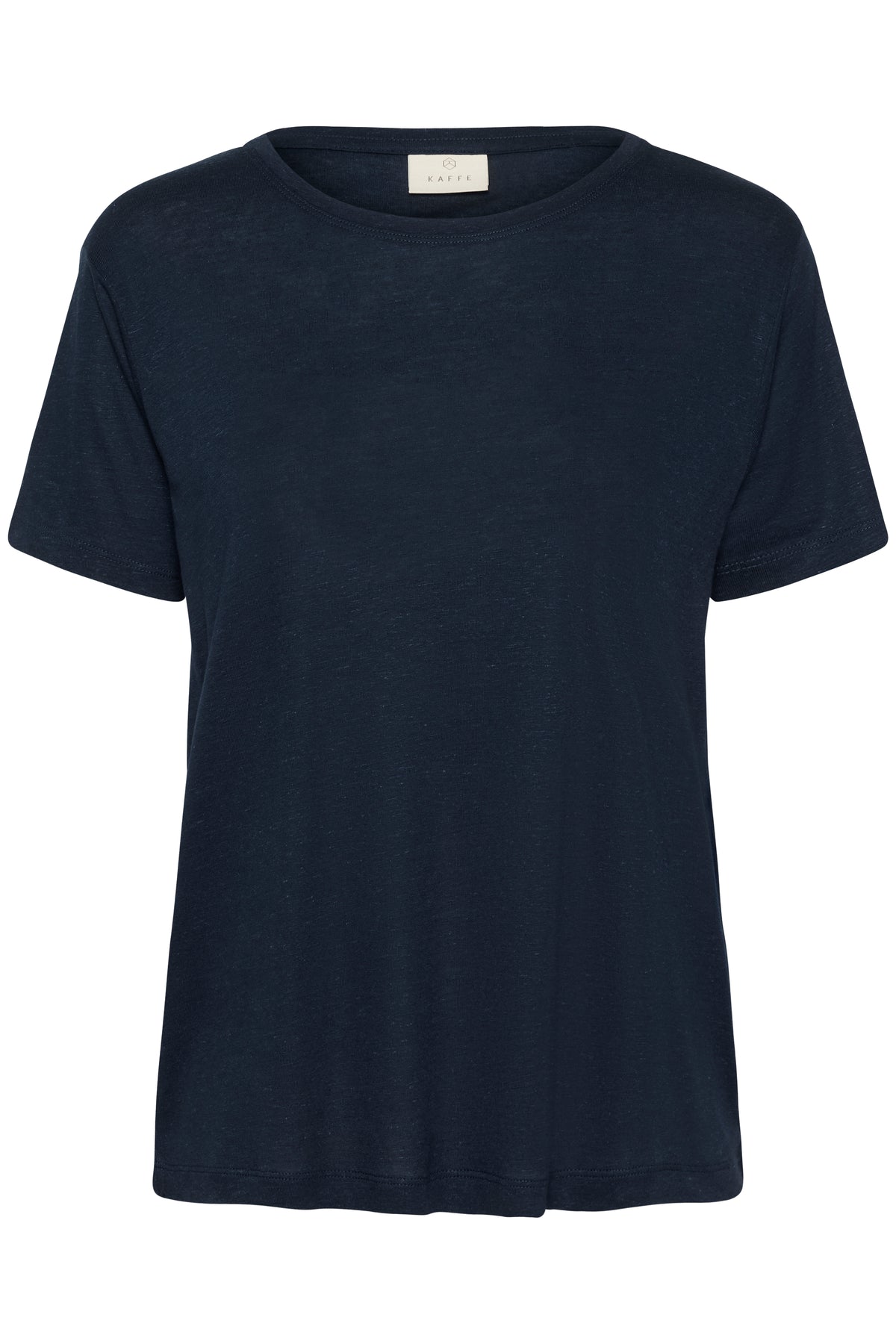 KAFFE Maria T-shirt Midnight Marine Blå
