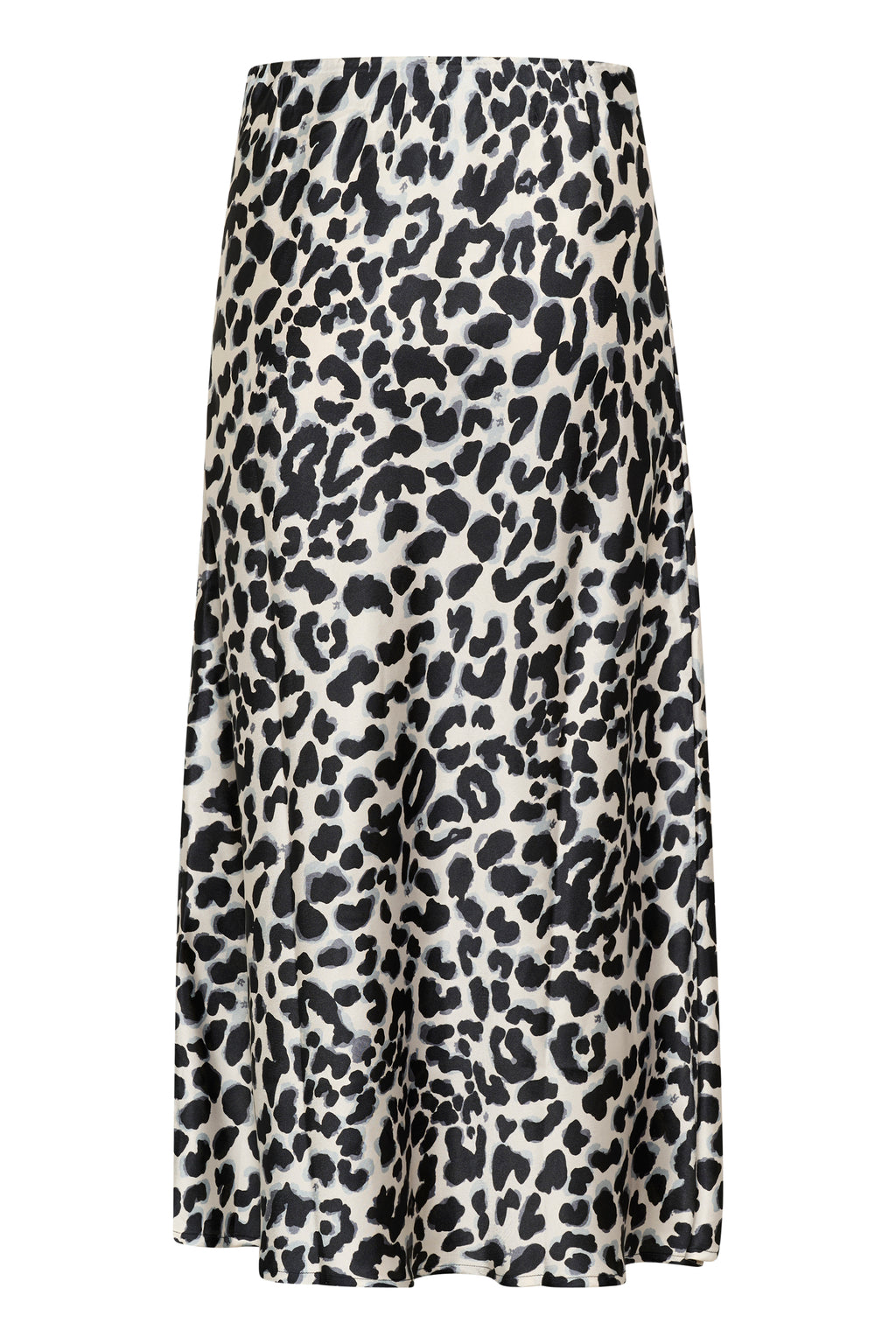 KAFFE June Nederdel Leopard Grå